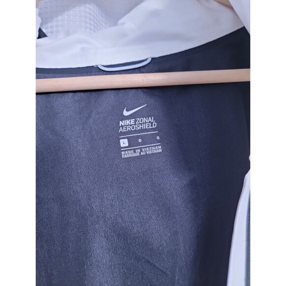 Nike Zonal Aeroshield Running Jacket Womens size LARGE Blk/Wh BV3858-133 - Picture 7 of 10